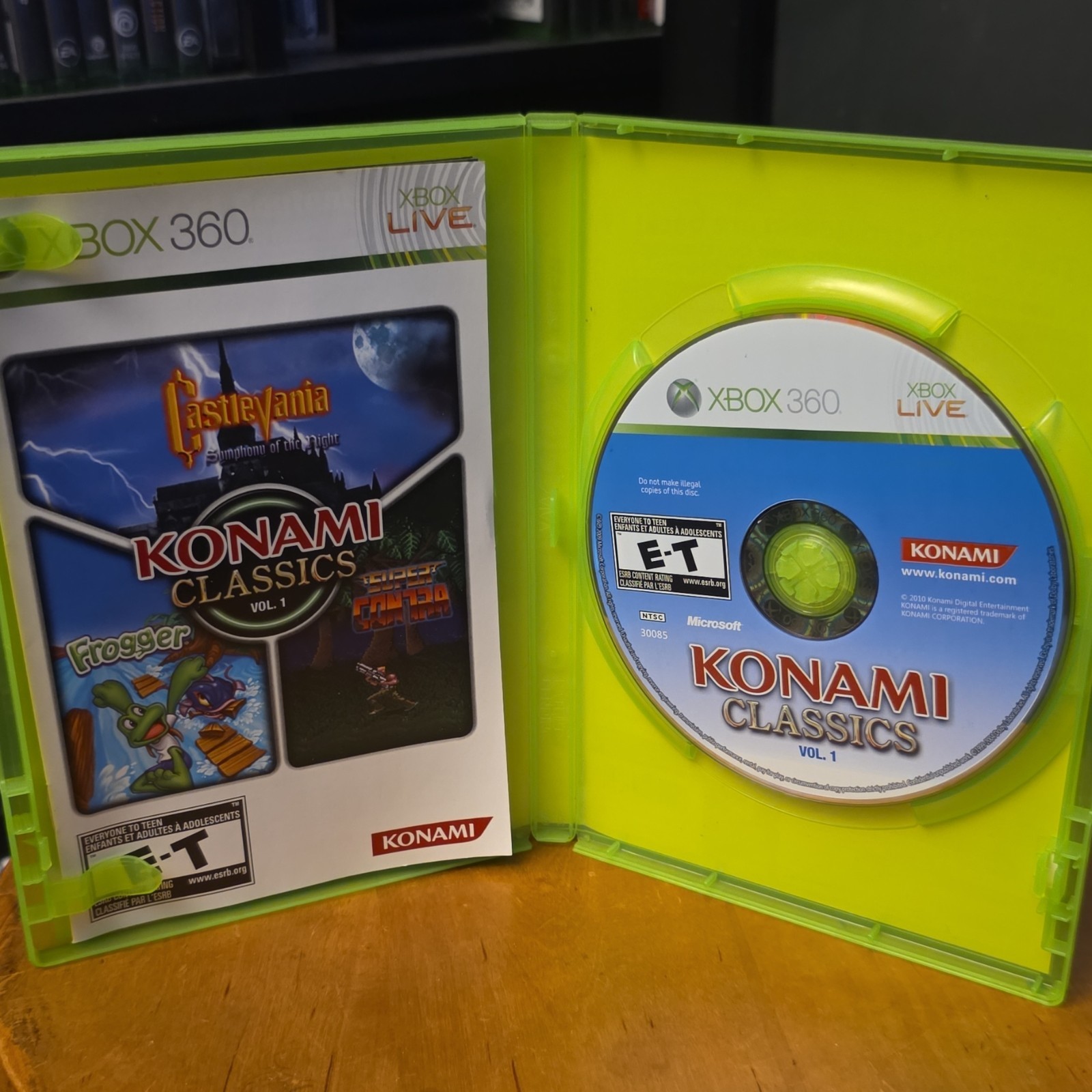 Konami Classics: Vol. 1 (Microsoft Xbox 360) NTSC-U/C E10+ Complete