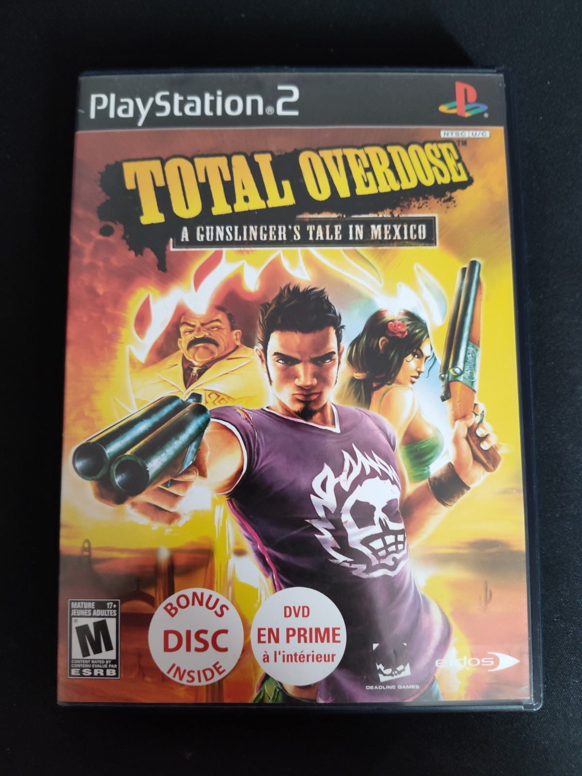 Total Overdose: A Gunslinger’s Tale in Mexico (Sony PS2) no manual no bonus disc