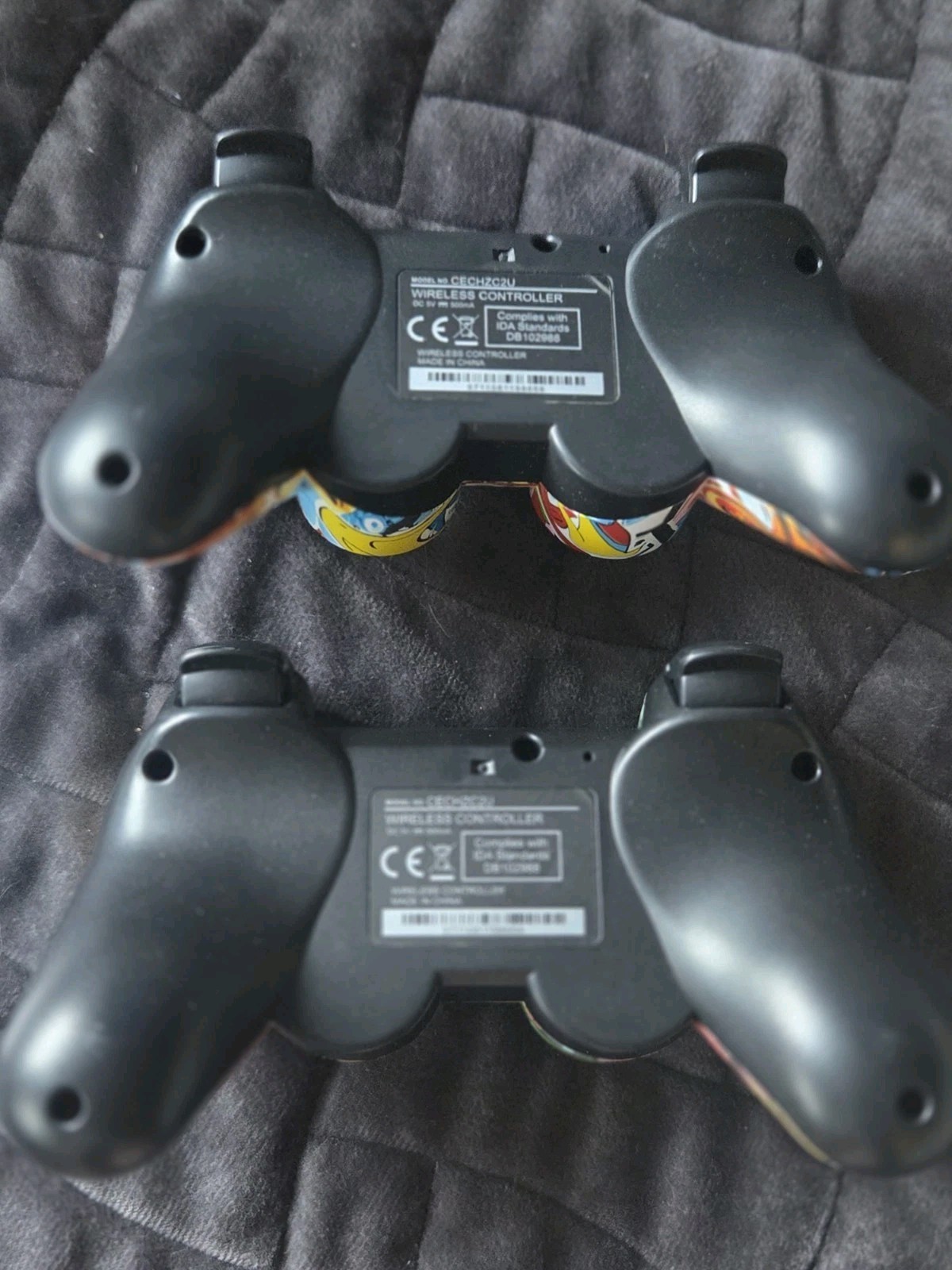 Sony PS3 Controllers “Street Art” 2 Third Party Wireless Dualshock