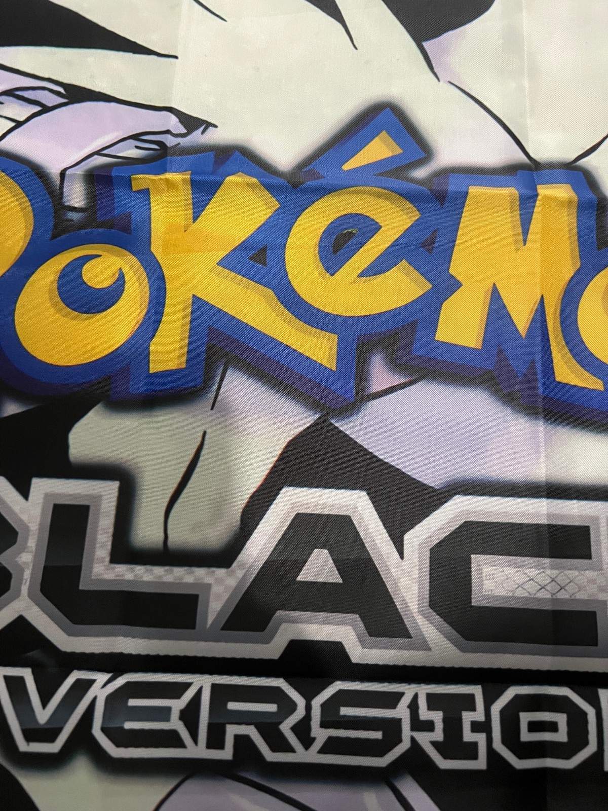 Pokemon Black Version DS Custom Wall Flag Banner Tapestry 3 x 3 Ft