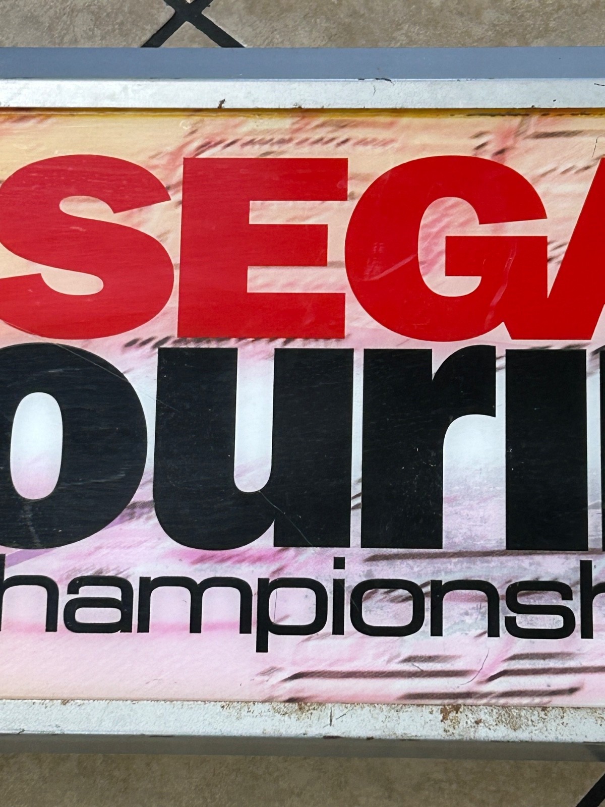 ******RARE Vintage 1997 Promotion Sega Touring Car Championship Sign RARE******