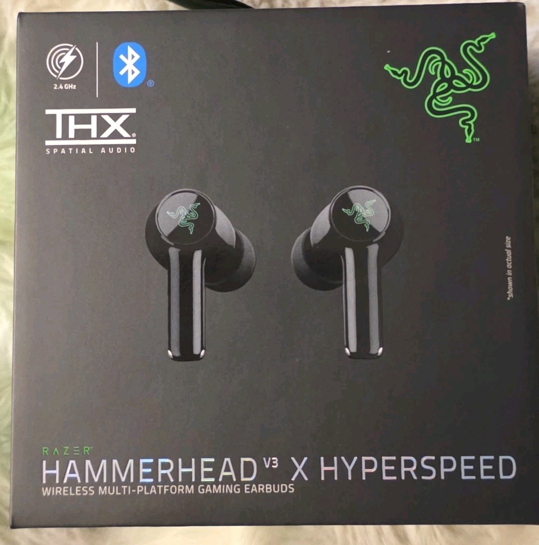Razer – Hammerhead V3 X HyperSpeed Wireless MultiPlatform In-Ear Gaming Earb…