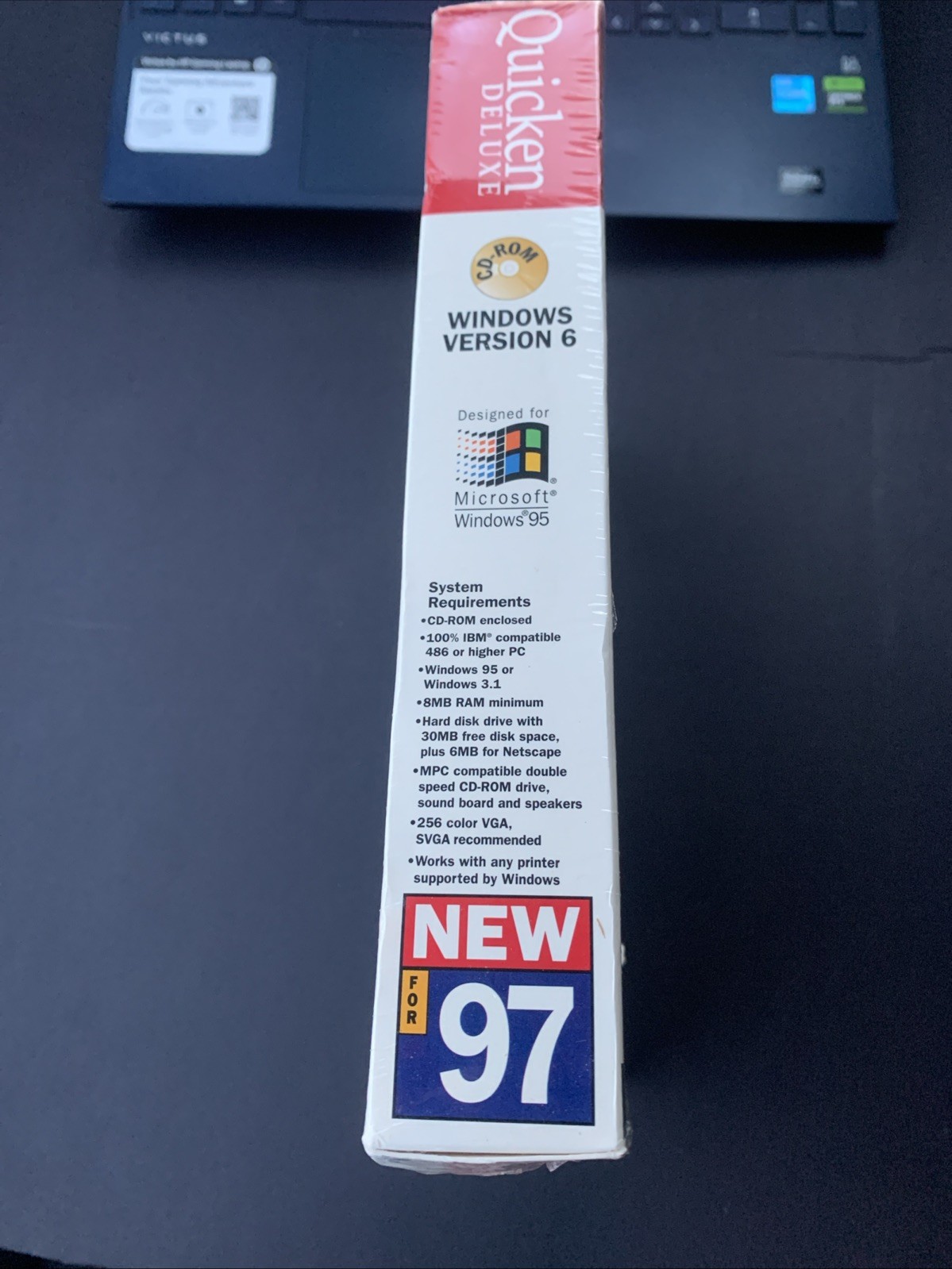 Sealed Quicken Deluxe 97 Windows Business Productivity Win 95 And Win 3.1 Ver