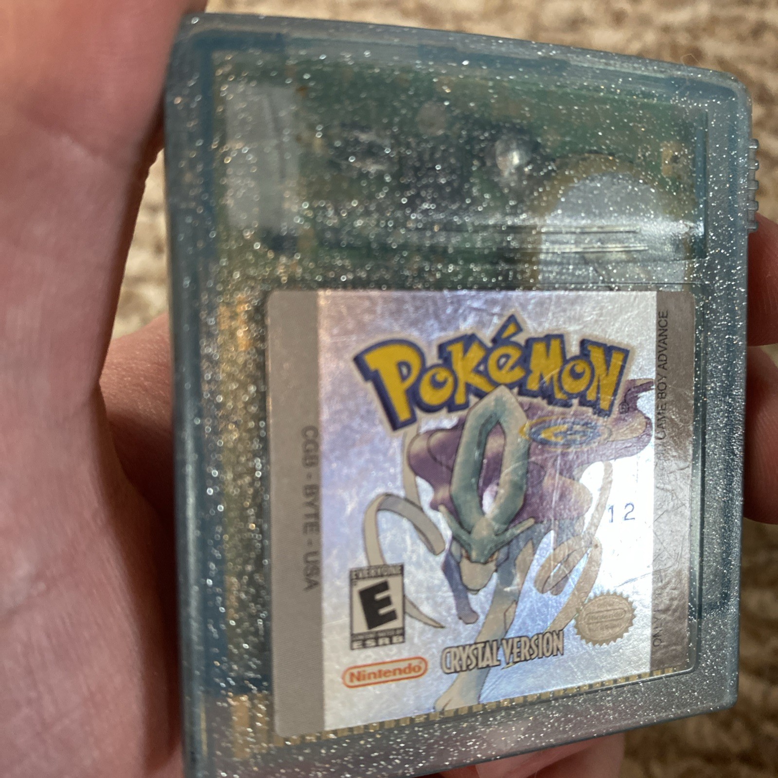 Pokémon: Crystal GBC (Game Boy Color, 2001) *New Battery* Authentic & Saves