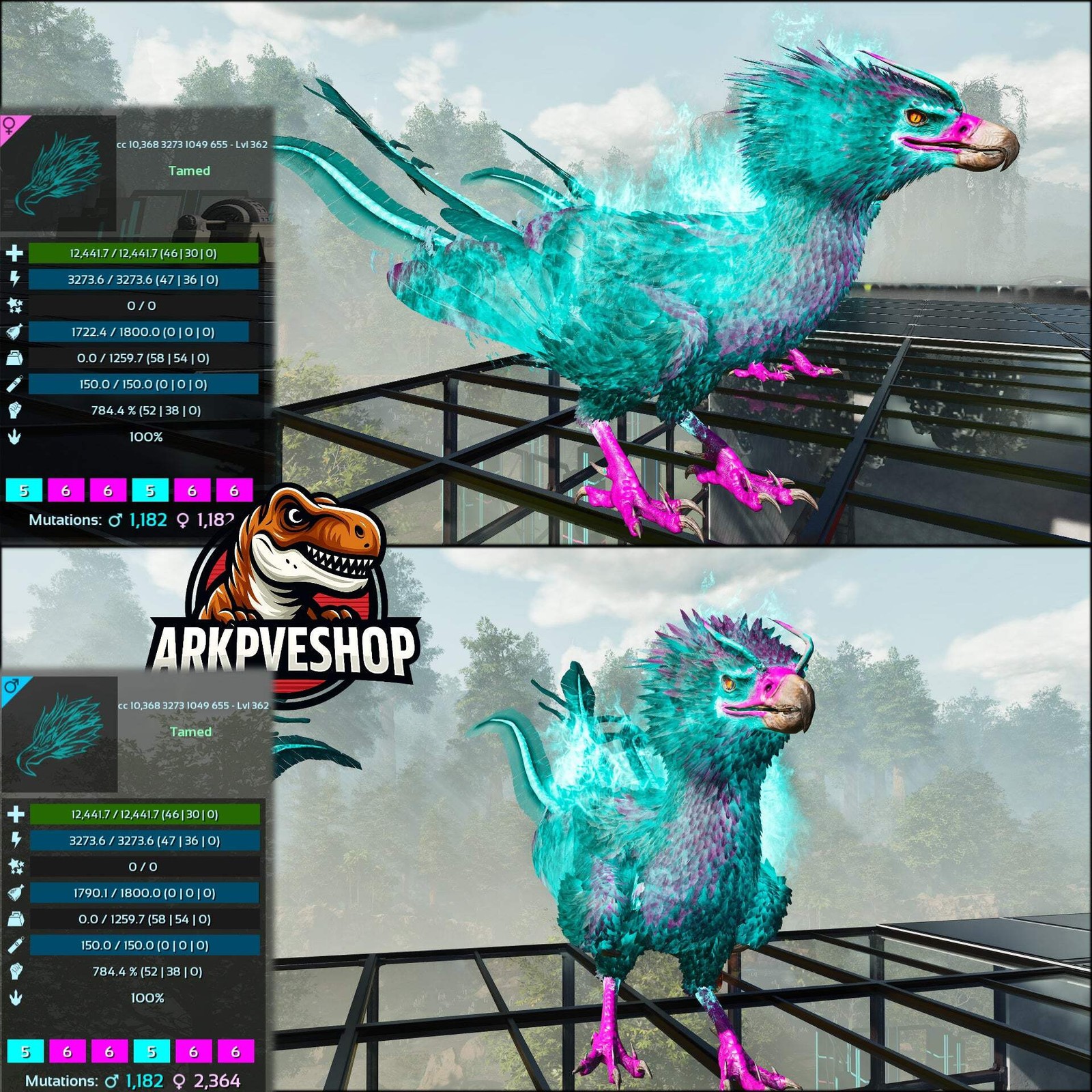 Phoenix Lvl 362 ASA PVE 🦖ARK Survival Ascended