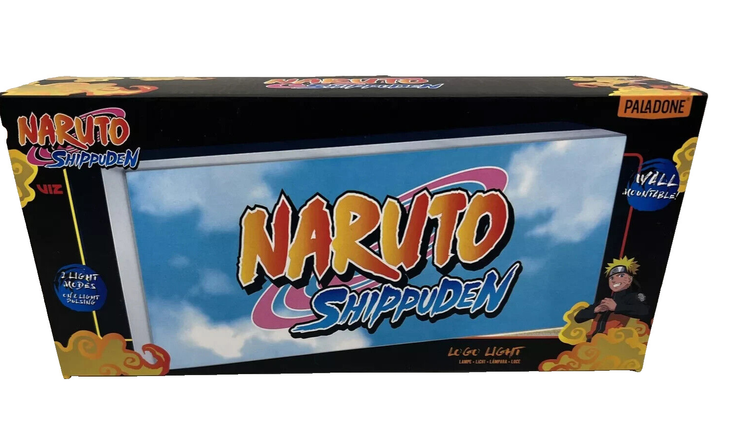 NEW Naruto Shippuden Light Up Logo Sign 12” USB & Battery Powered GC5