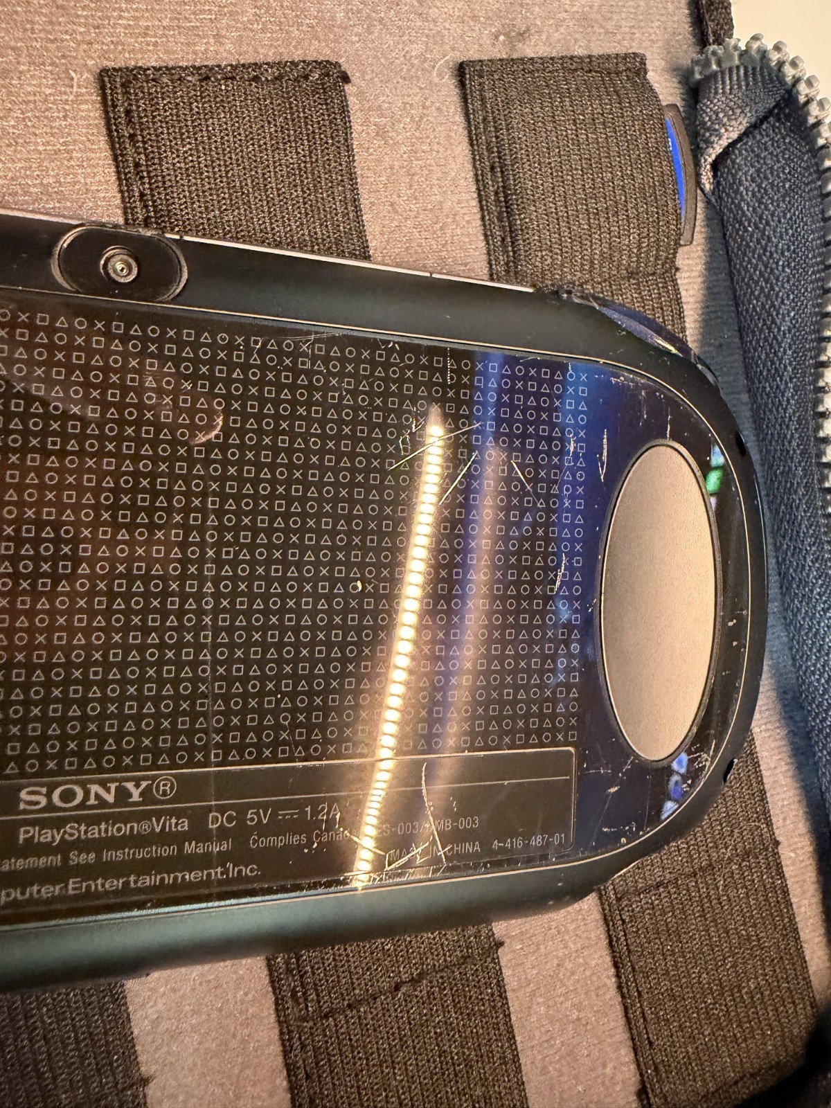 Sony PS Vita PCH-1000 OLED Bundle 5 Games Travel Case 8GB Card Charger Tested