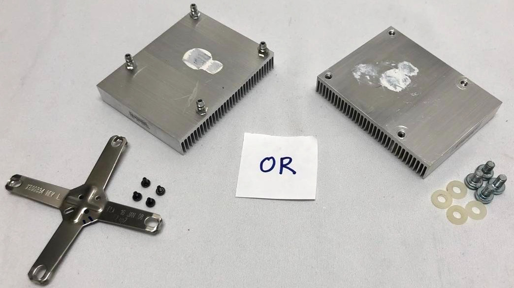 OEM Xbox 360 Original OG Fat HEATSINK Flat X801327-100 Bracket 800334 Part