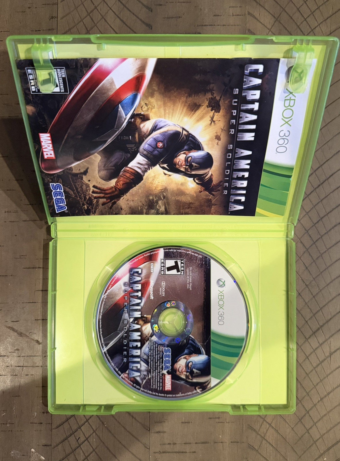 Captain America: Super Soldier; CIB (Microsoft Xbox 360, 2011)