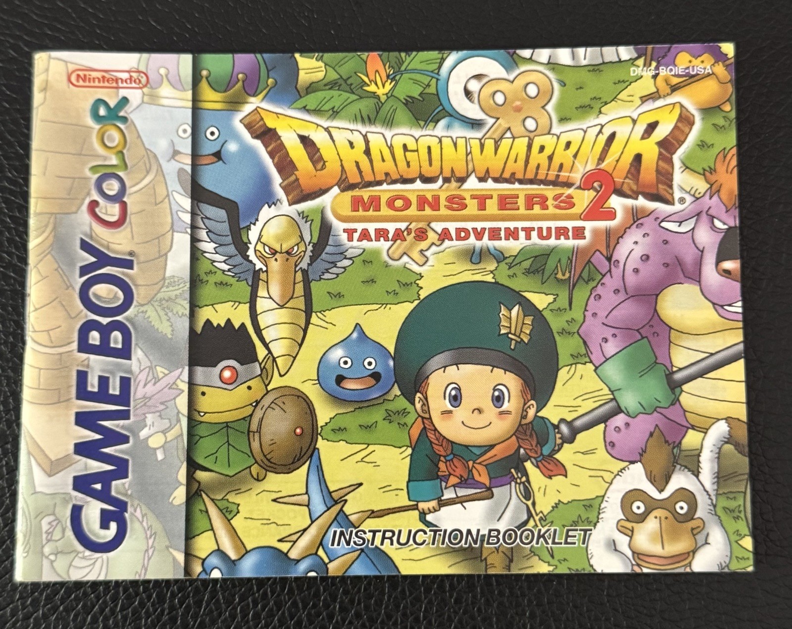 Dragon Warrior Monsters 2: Tara’s Adventure GameBoy Manual Only *No Game*