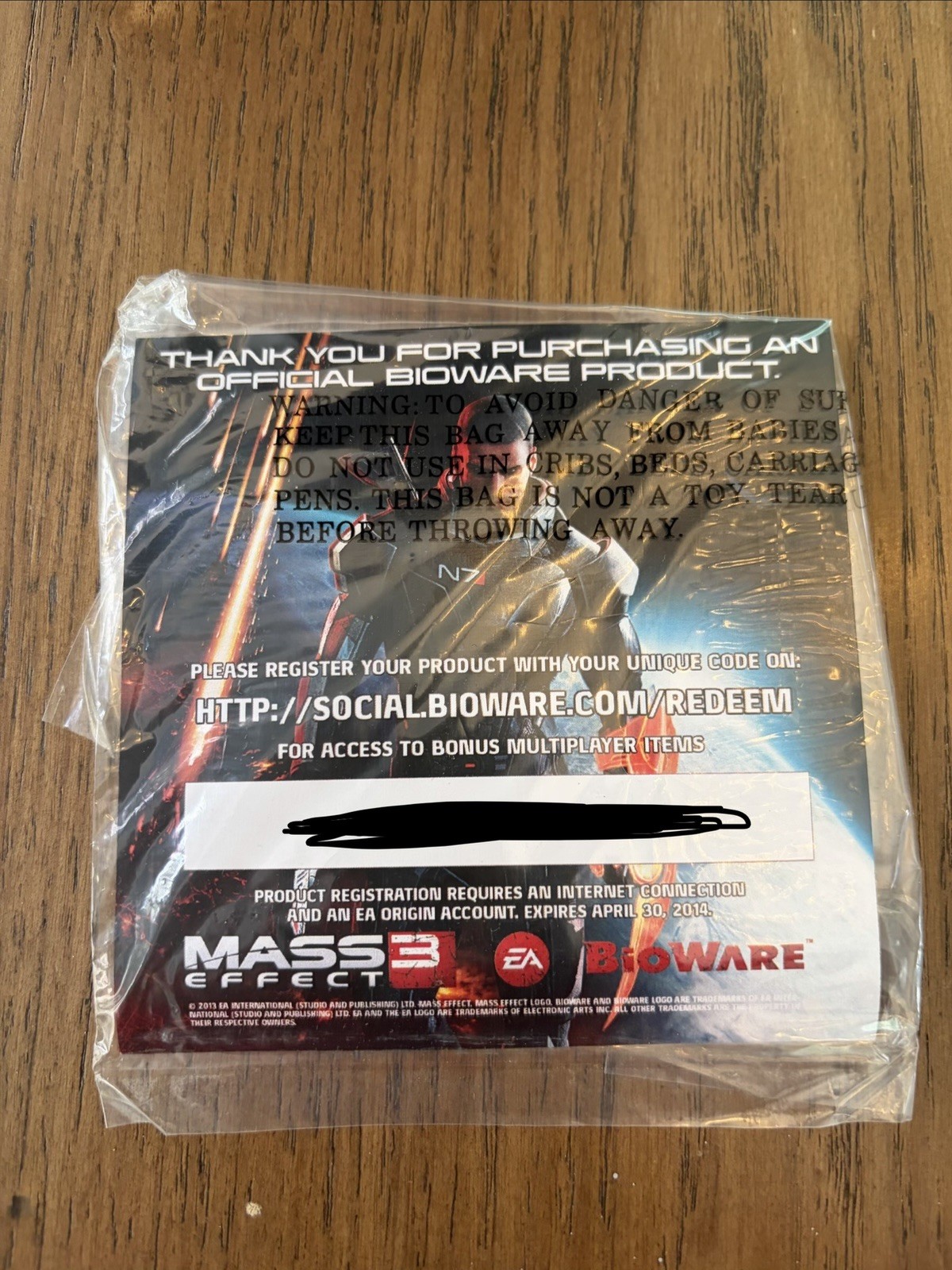 Mass Effect SX3 Alliance Fighter Ship Replica Dark Horse EA Bioware 2016