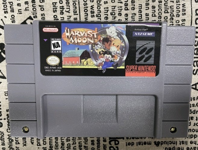 HARVEST MOON FOR THE SUPER NINTENDO GAMING CONSOLE (SNES) (1997) US VERSION