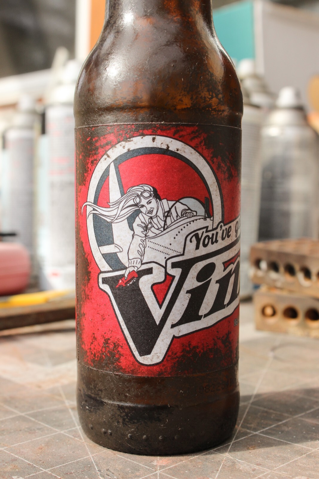 Handmade Vim! Original 12oz Bottle Replica from Fallout 4