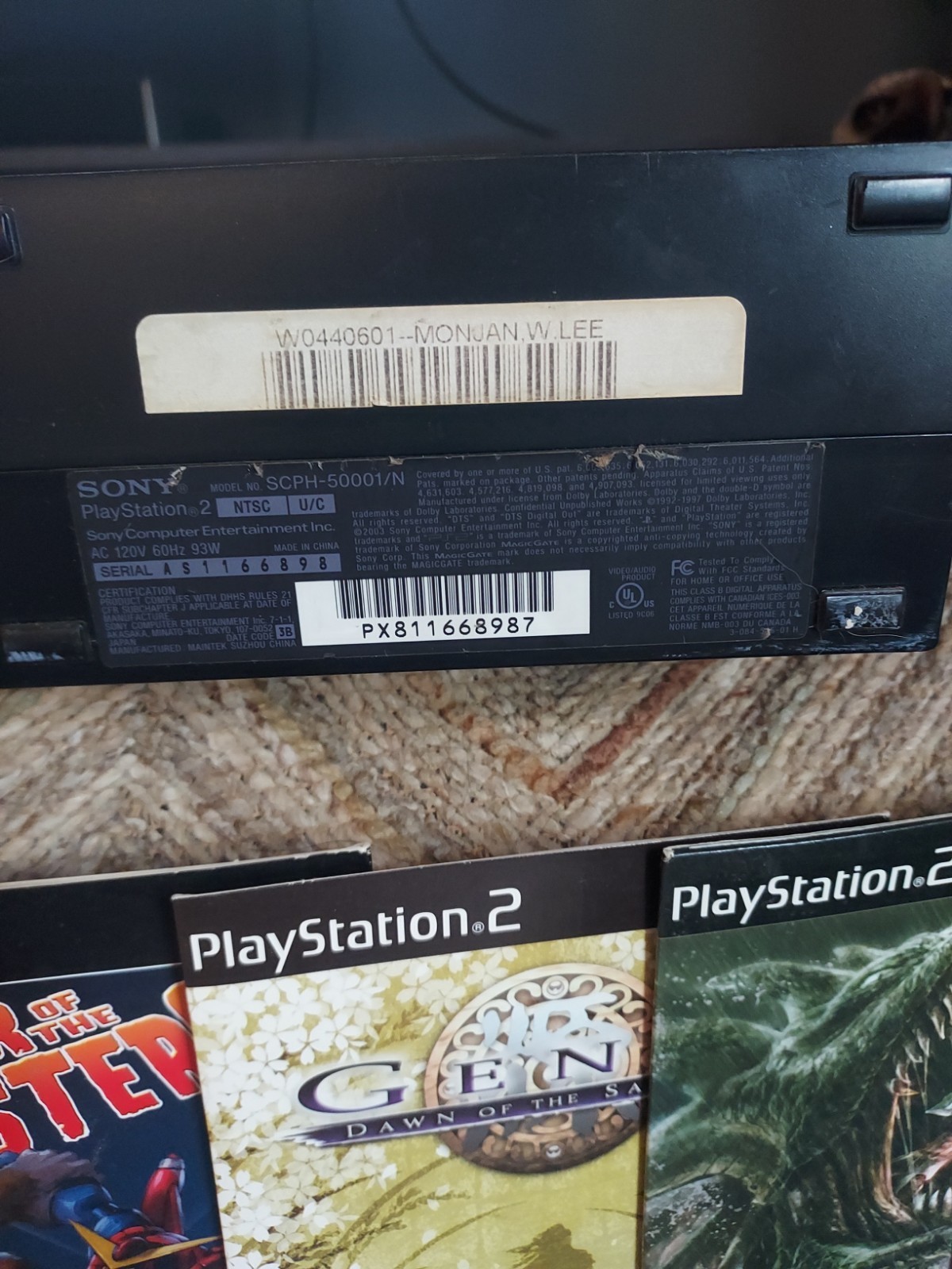 ps2 Console with 10 Demo Games 2 Regular Games No Power Cords