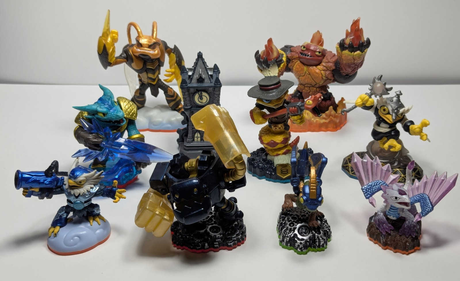 Skylanders Action Figures Jawbreaker Rattle Shake Spyro’s Enchanted Hoot Lot x10