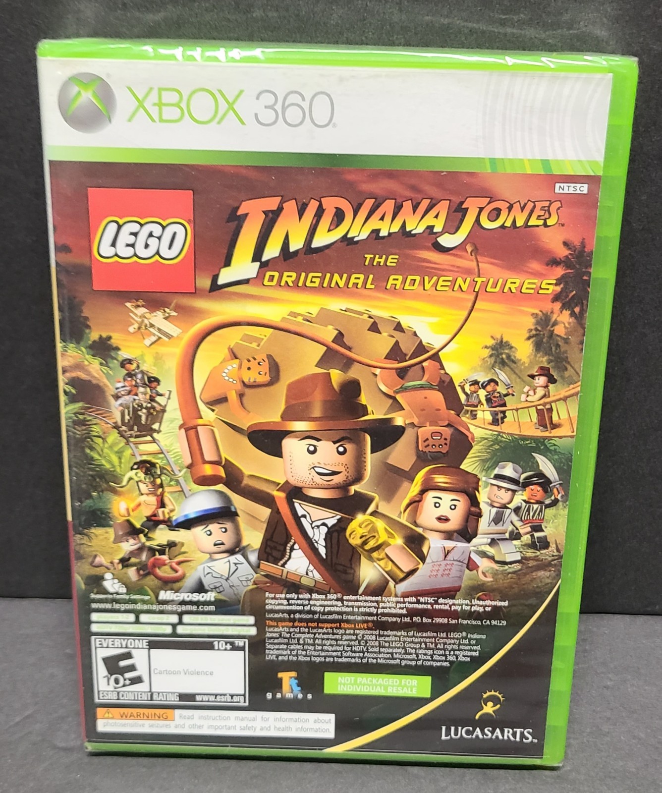 LEGO Indiana Jones The Original Adventures & Kung Fu Panda Bundle Xbox 360 NEW
