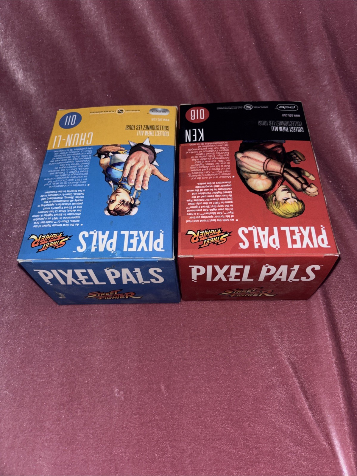 Pixel Pals: Street Fighter 30th Anniversary -Ken #016 And Chun Li#011