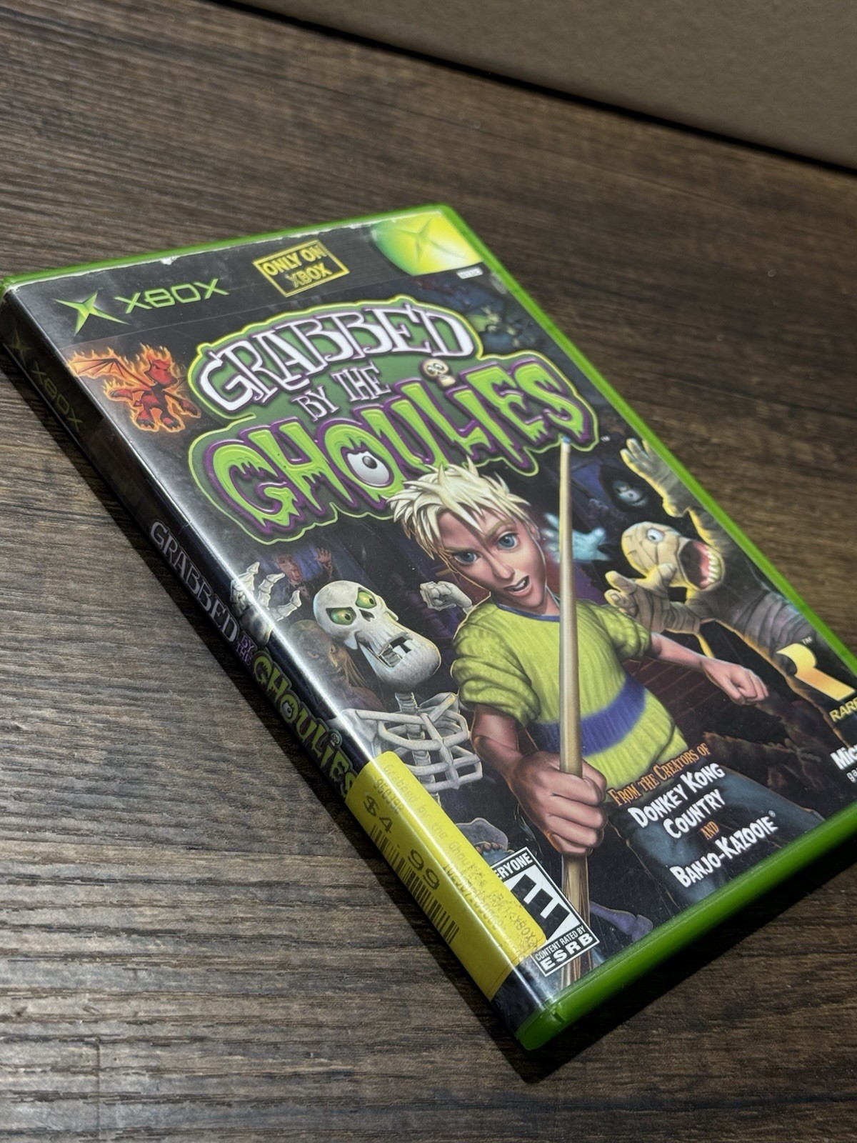 Grabbed by the Ghoulies (Microsoft Xbox, 2003) CIB Complete In Box w/ Manual