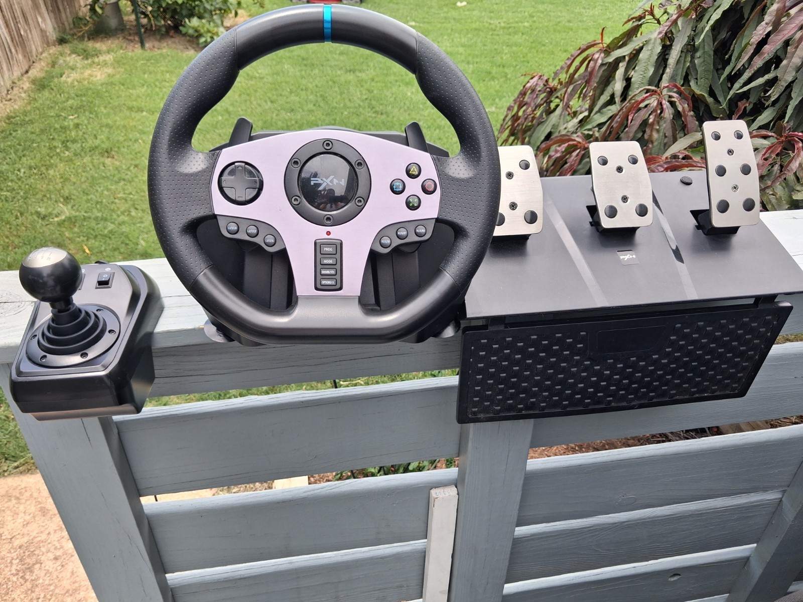 PXN Gaming Racing Wheel V9 Steering, Pedals & Shifter For PC PS4 Xbox Switch