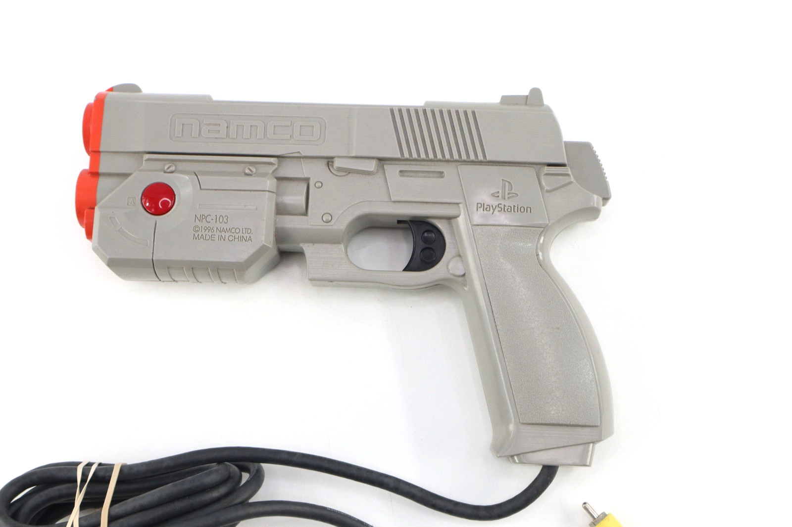 Namco Guncon Light Gun PlayStation 1 PS1 NPC-103 Gray Tested A
