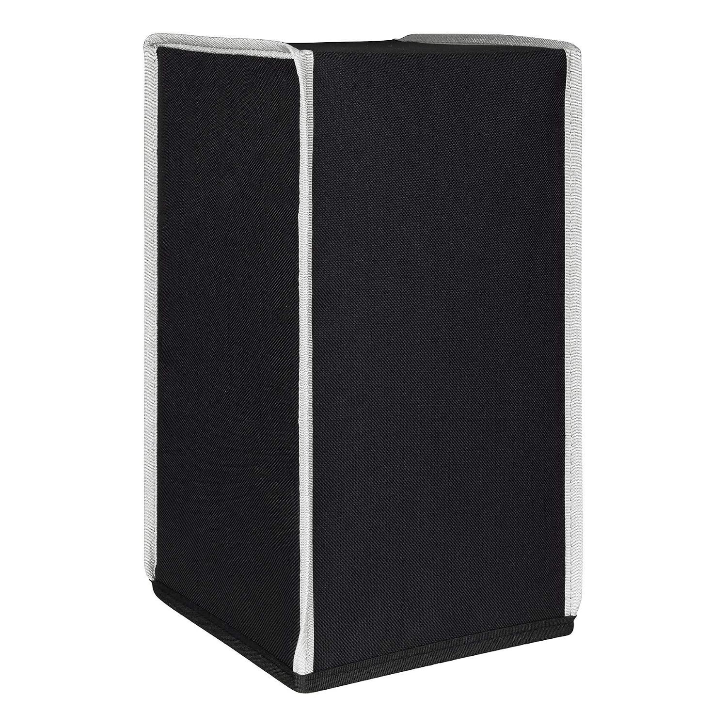 Tailored Black Nylon Cover for Xbox Series X – Dust Guard with Light Gray Trim
