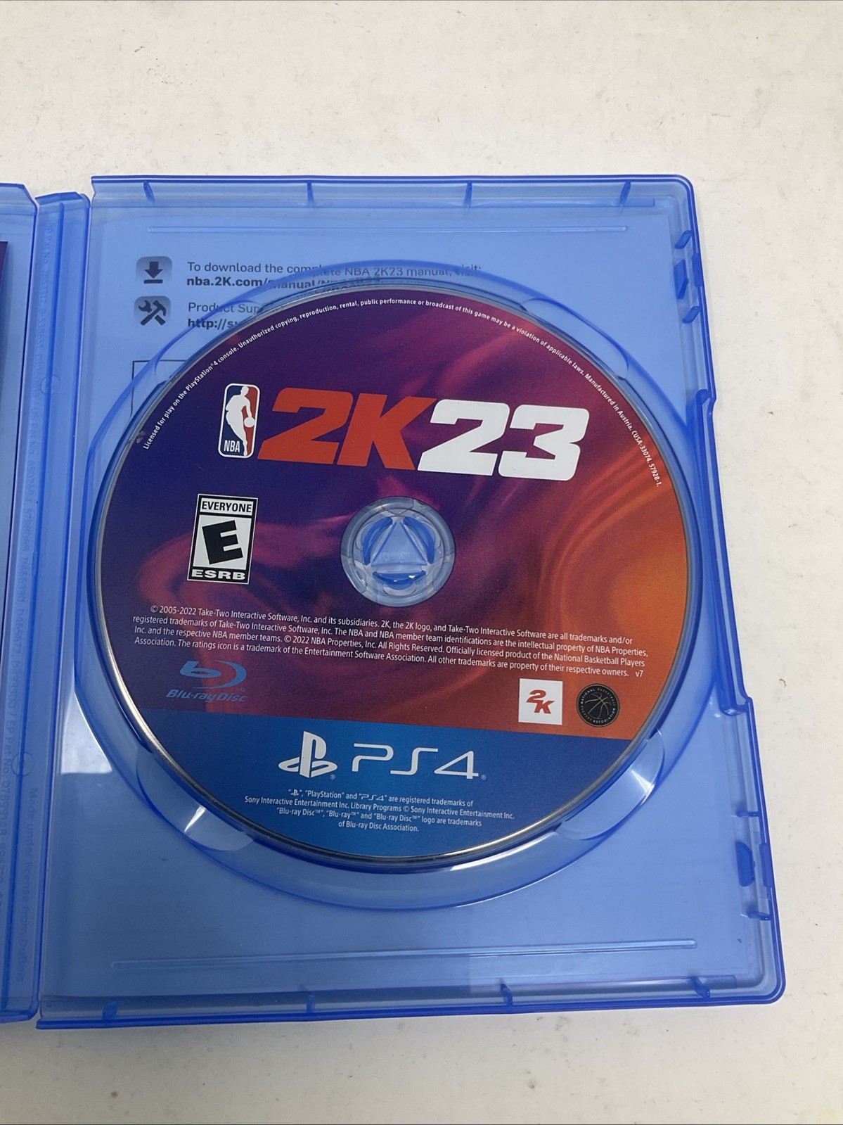 NBA 2K23 – PlayStation PS4 – Cleaned, Tested, Working! See Pics!