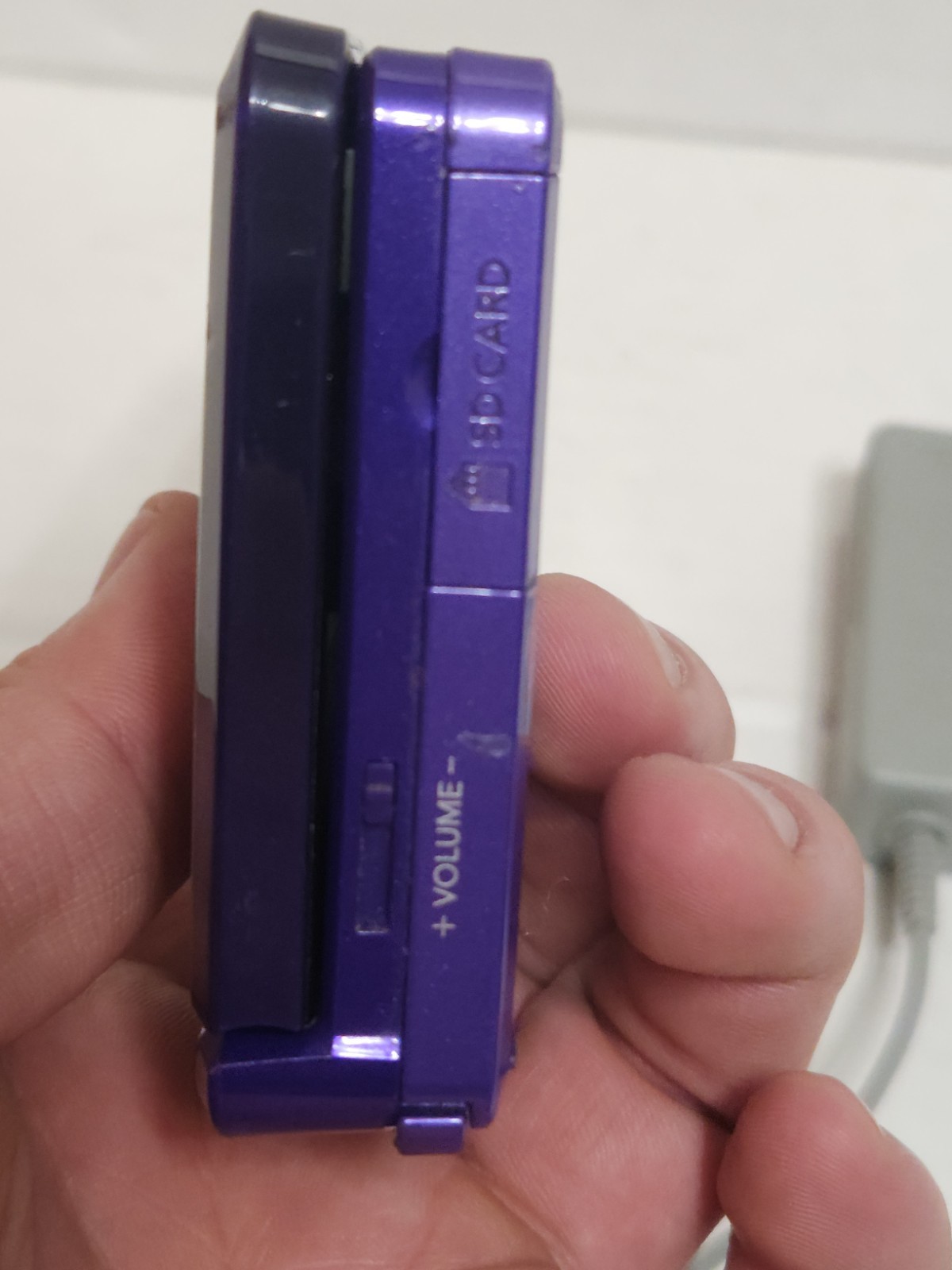 Nintendo 3DS Midnight Purple System CTR-001 Tested Working w/ Charger No Stylus