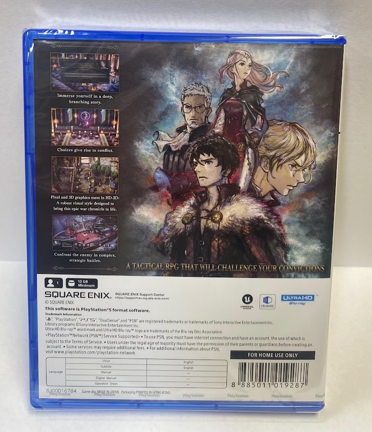 Triangle Strategy (Multi-Language) PS5 Brand New Game (2026 Turn-based)