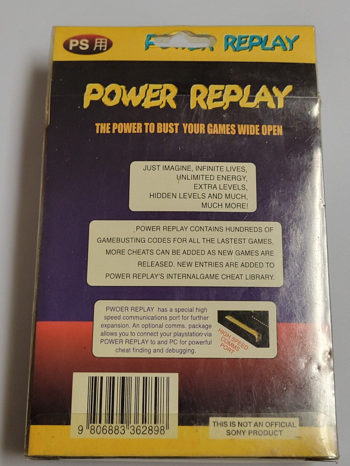 Power Replay (1997) Brand New Factory Boxed Hong Kong Playstation PS1 Import