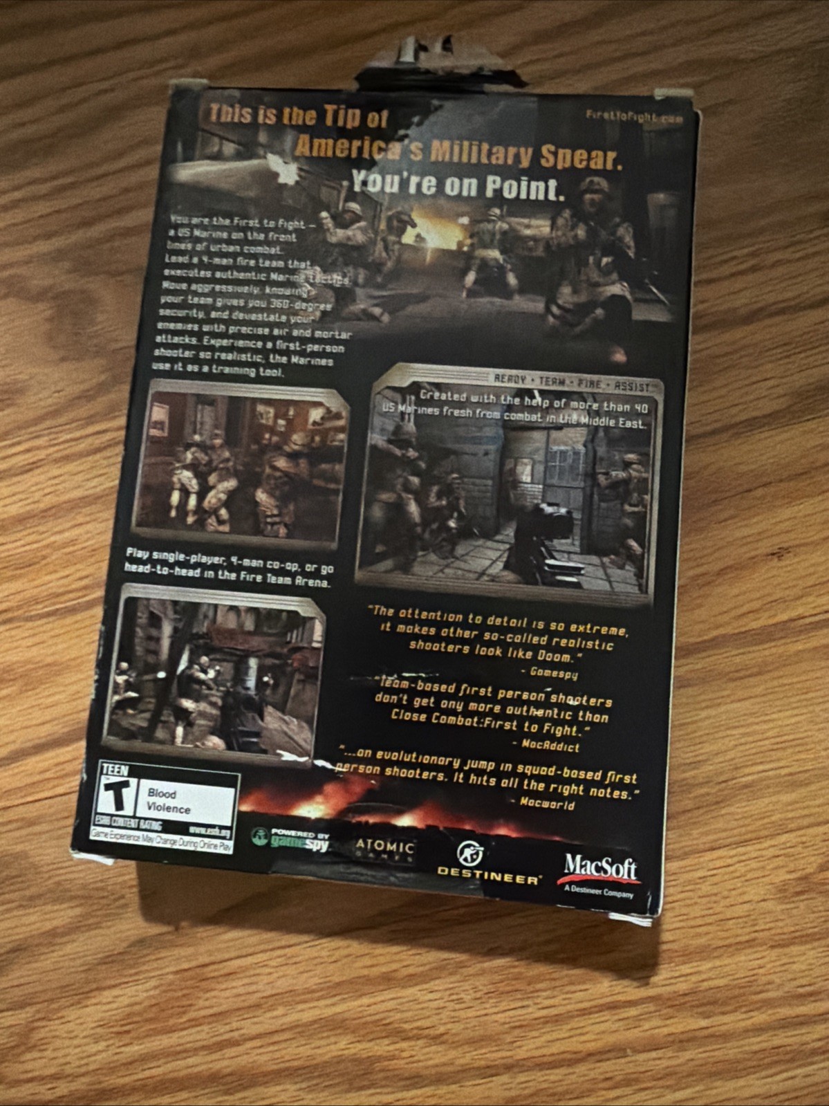 Close Combat: First to Fight (Apple, 2005) Complete