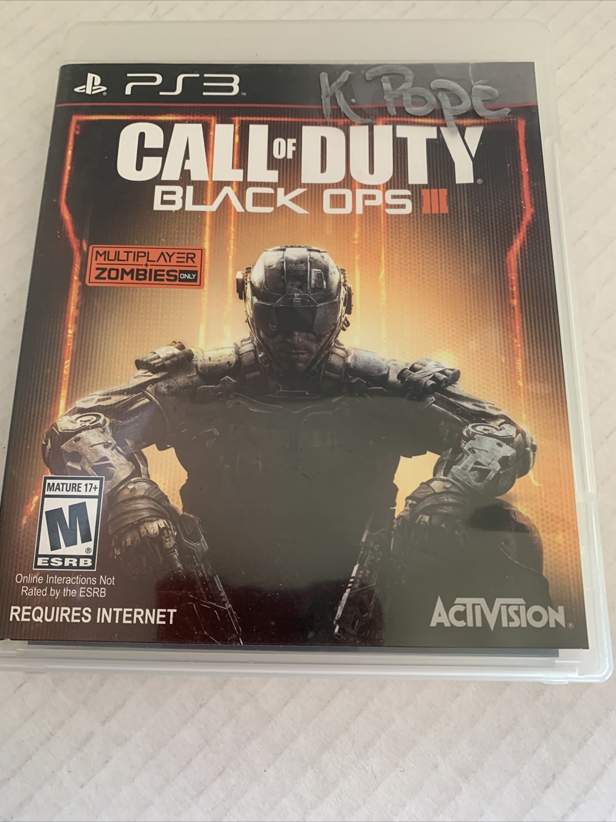 Call Of Duty Black Ops 3 & Mortal Kombat VS DC Universe PS3 Lot ForPlaystation 3