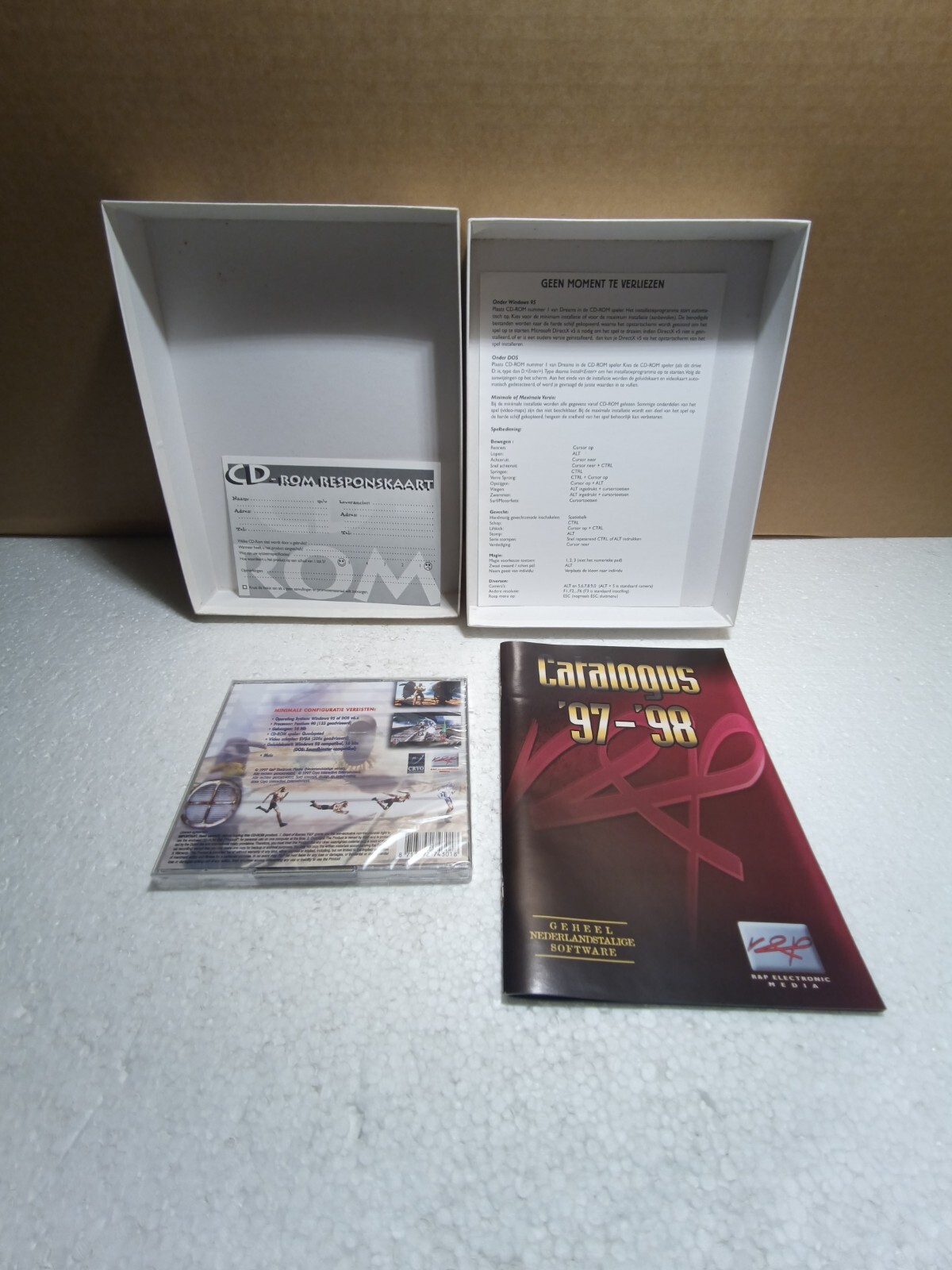 Dreams to Reality PC Big Box (Dutch Version) NEW Factory Seal! RARE-RETRO!