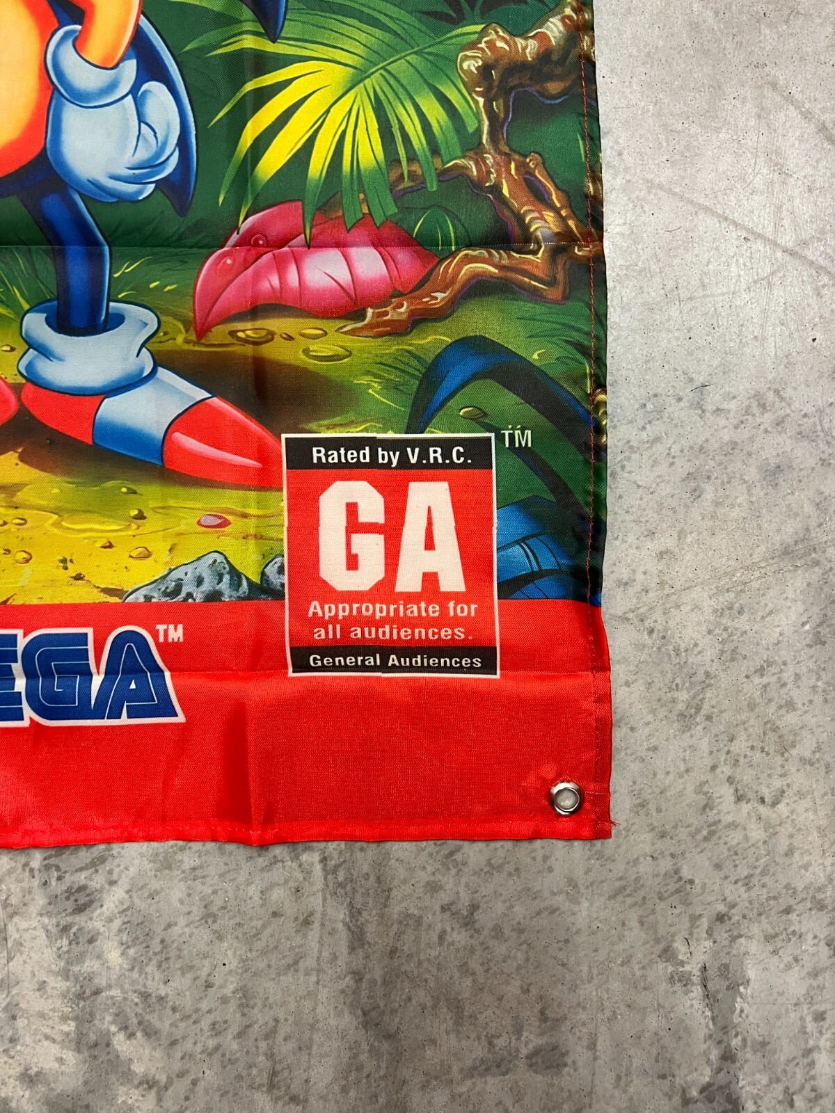 Sonic The Hedgehog 3 Custom Wall Flag Banner Tapestry 2 x 3 Ft, Sega Genesis