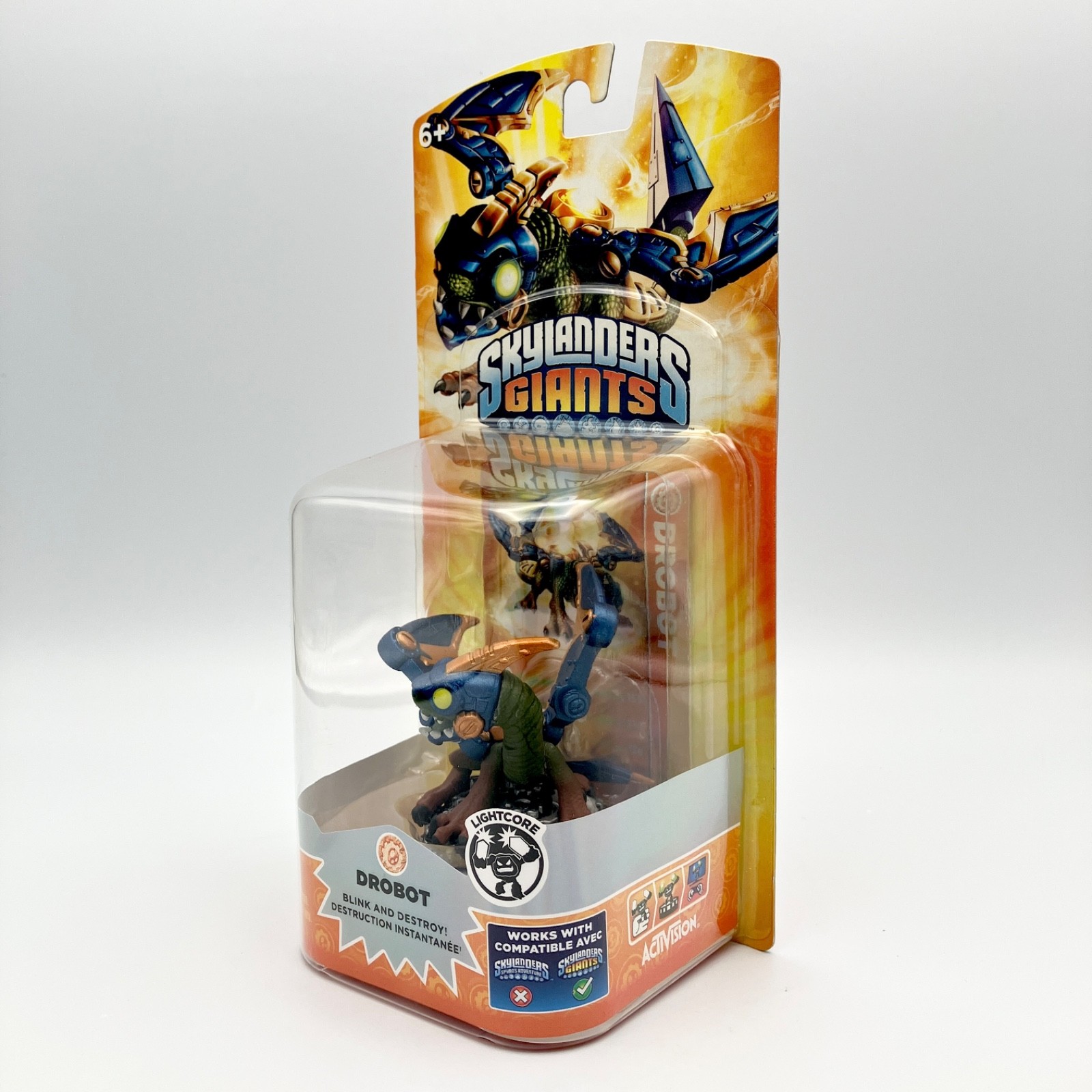 Skylanders Giants Drobot Lightcore Figure NIB Activision NEW SEALED
