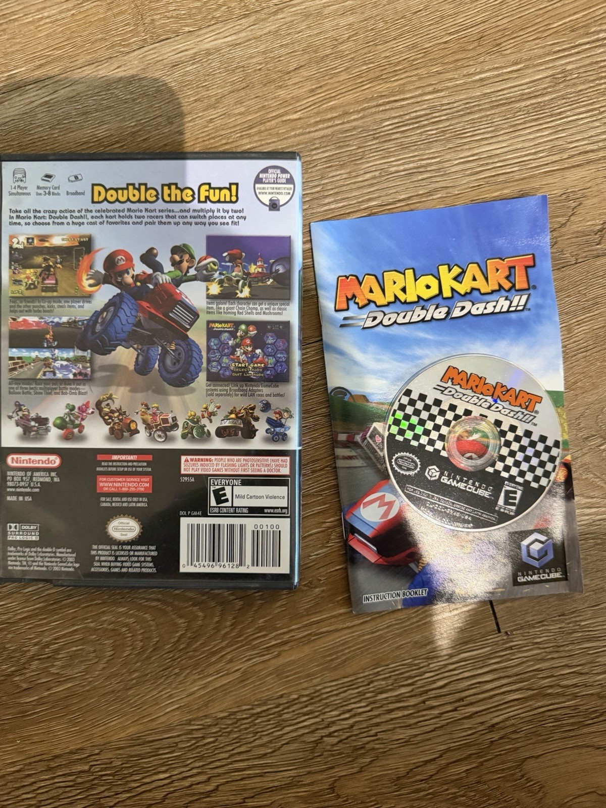 Nintendo – Mario Kart Double Dash!!, Gamecube CIB [Tested Working]