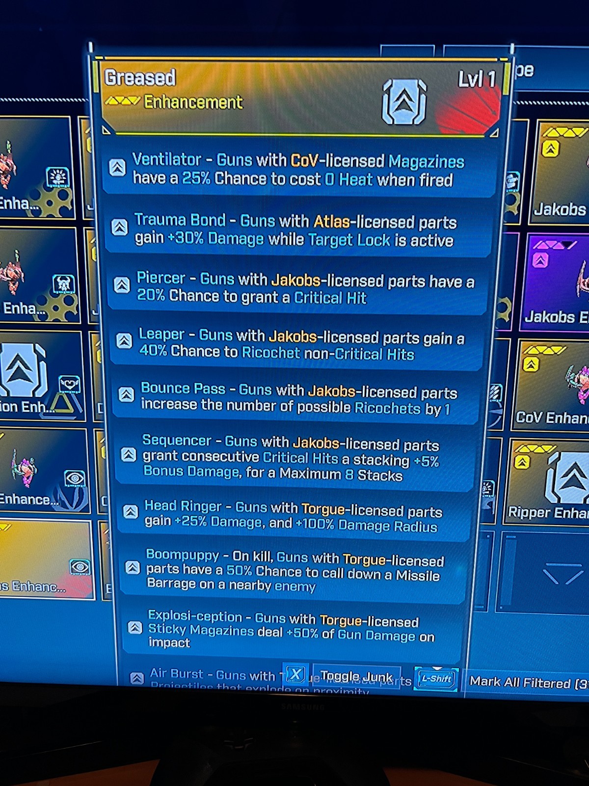 Borderlands 4✨ MODDED LEVEL 1 ONE ENHANCEMENT ALL EFFECTS BL4 ✅PC-PS-XBOX✨