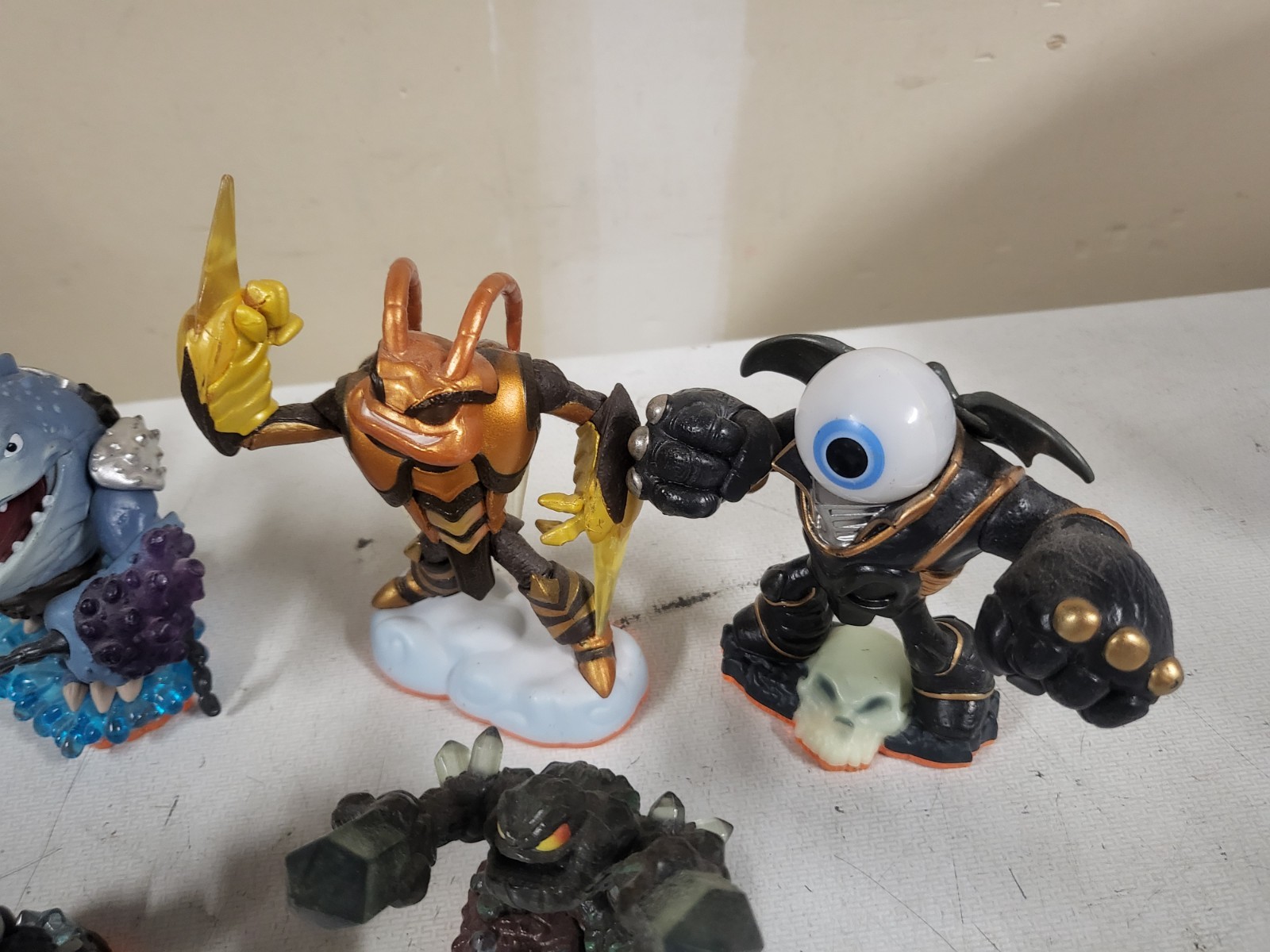 7 Skylanders Giants Lot Thumpback Swarm Tree Rex Eye Brawl Jet Vac Terrafin Etc