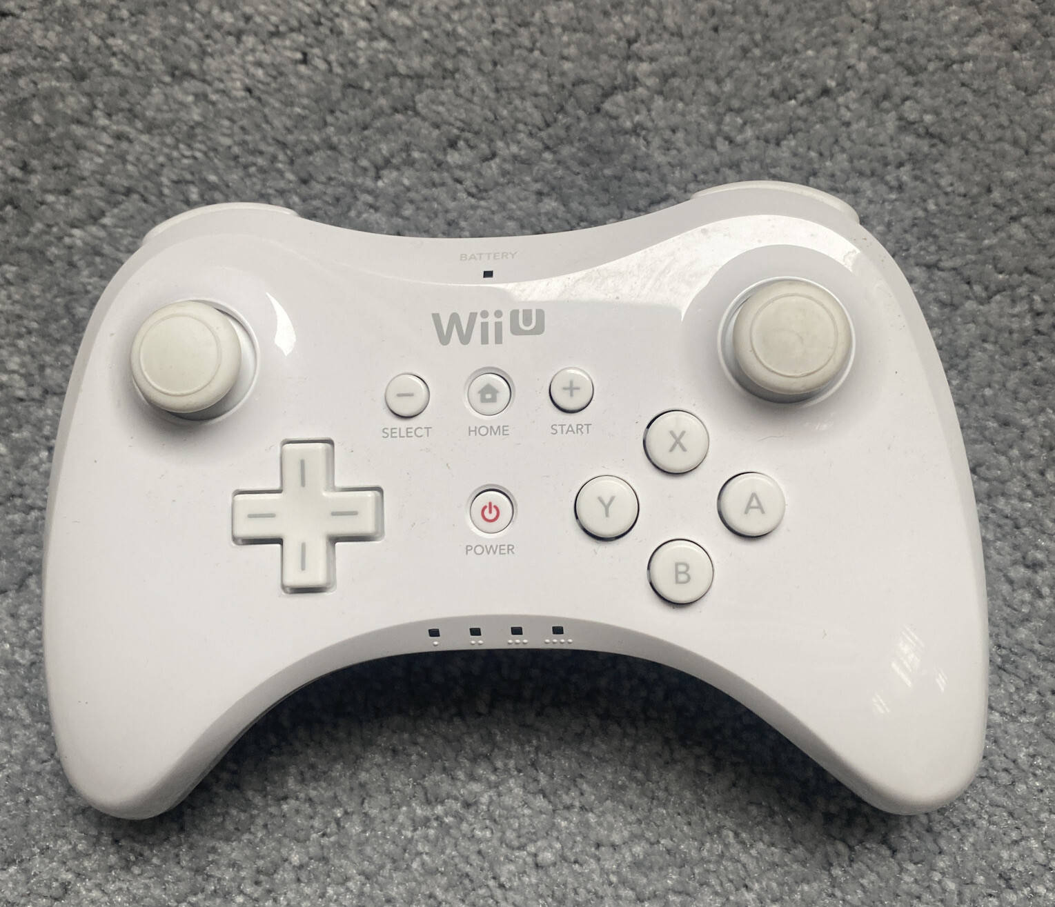 Official Nintendo Wii U Pro Controller Video Game Remote WUP-005 WHITE Genuine