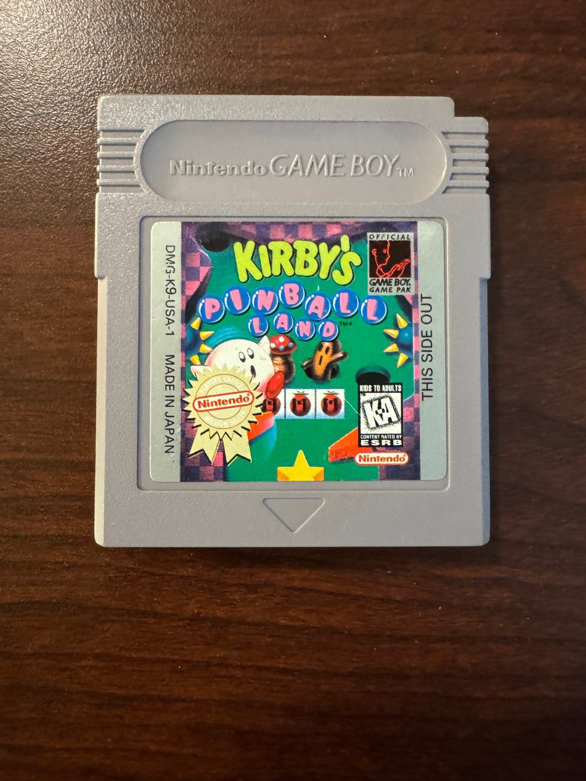 Kirby’s Pinball Land – Nintendo Game Boy Cartridge | Authentic | Tested