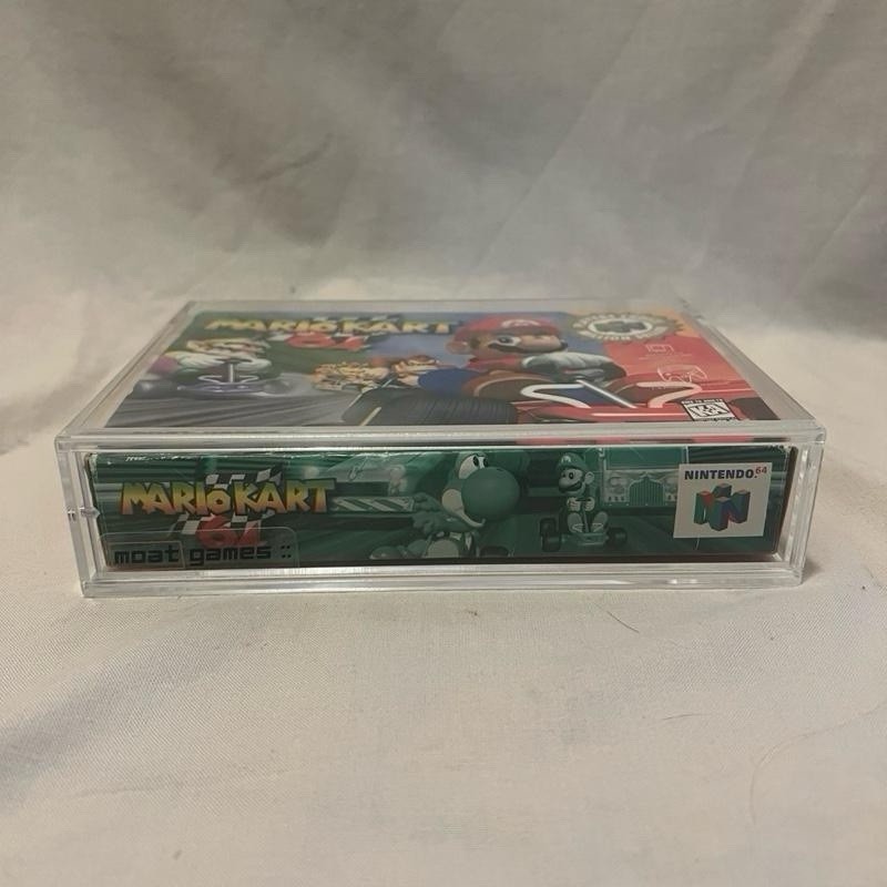 Acrylic Display Case for Nintendo 64 / N64 & SNES Video Games Protective Case