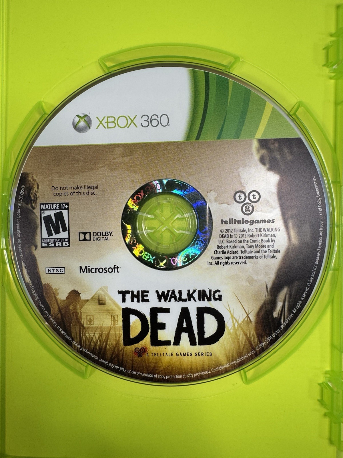 The Walking Dead A Telltale Games Series Microsoft Xbox 360 CIB With Manual