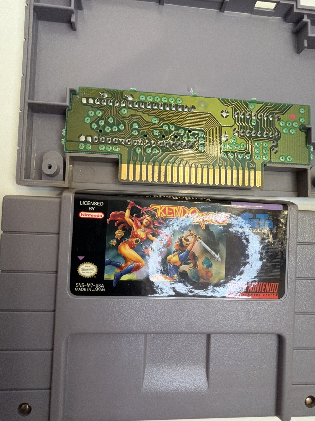 Kendo Rage SNES Super Nintendo Game CIB Complete VGC +Poster!