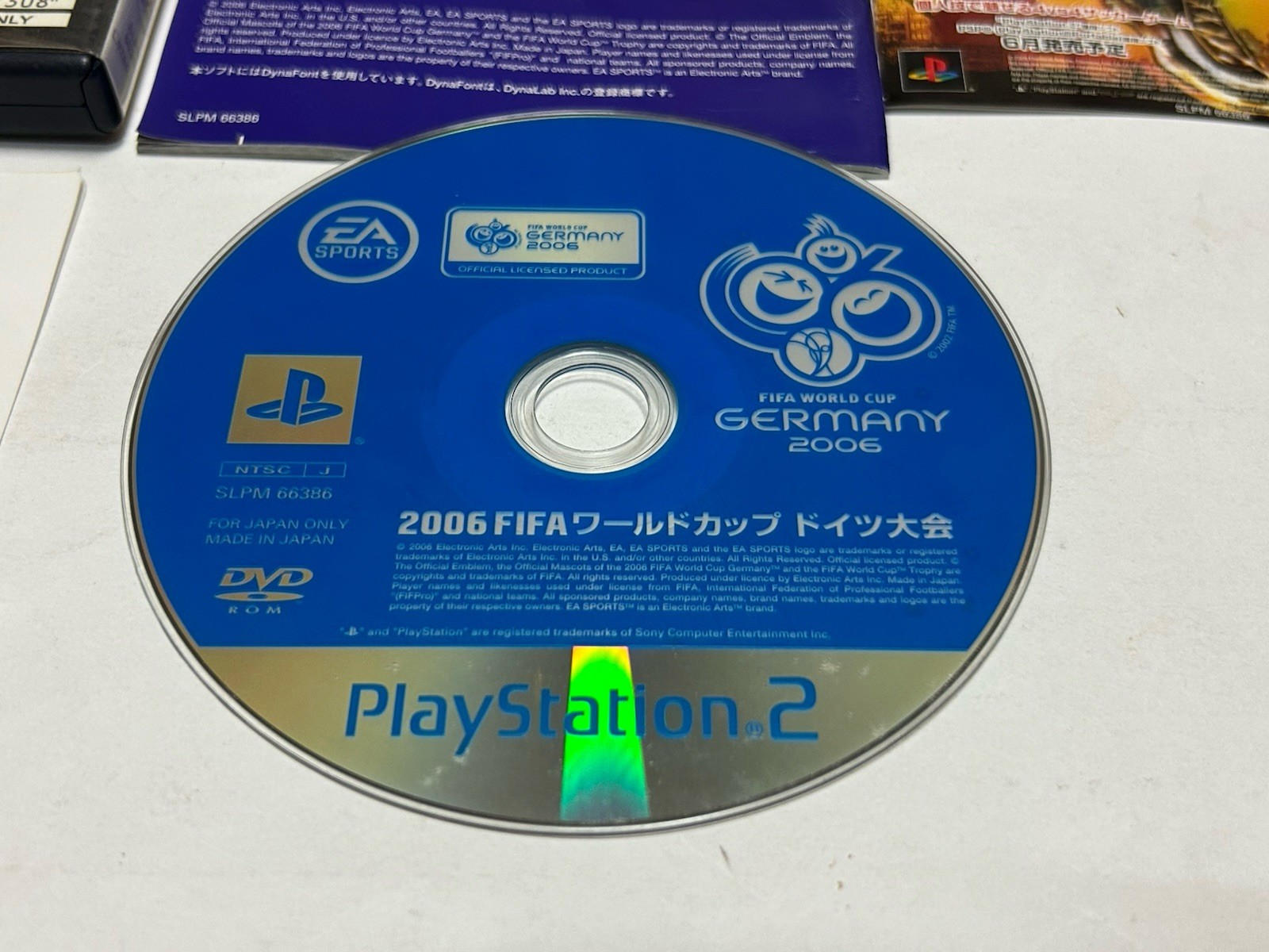 2006 FIFA World Cup Germany Soccer (EA) Sony PlayStation 2 PS2 Reg Card Flyer