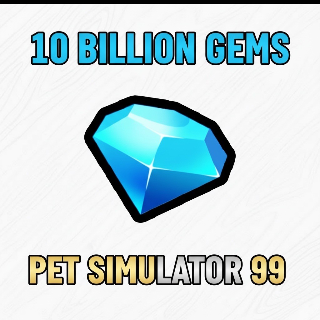 🔥💎 10 BILLION GEMS (PS99) 🔥PET SIMULATOR 99 – CHEAPEST!⚡💸
