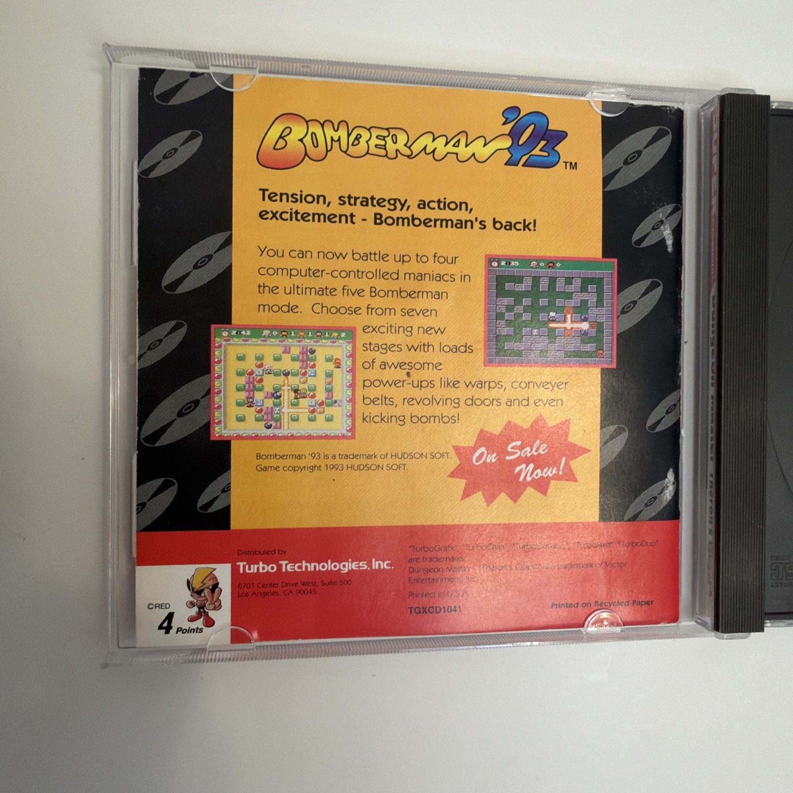 Dungeon Master: Theron’s Quest TurboGrafx Super CD Turbo Duo Tested Complete CIB