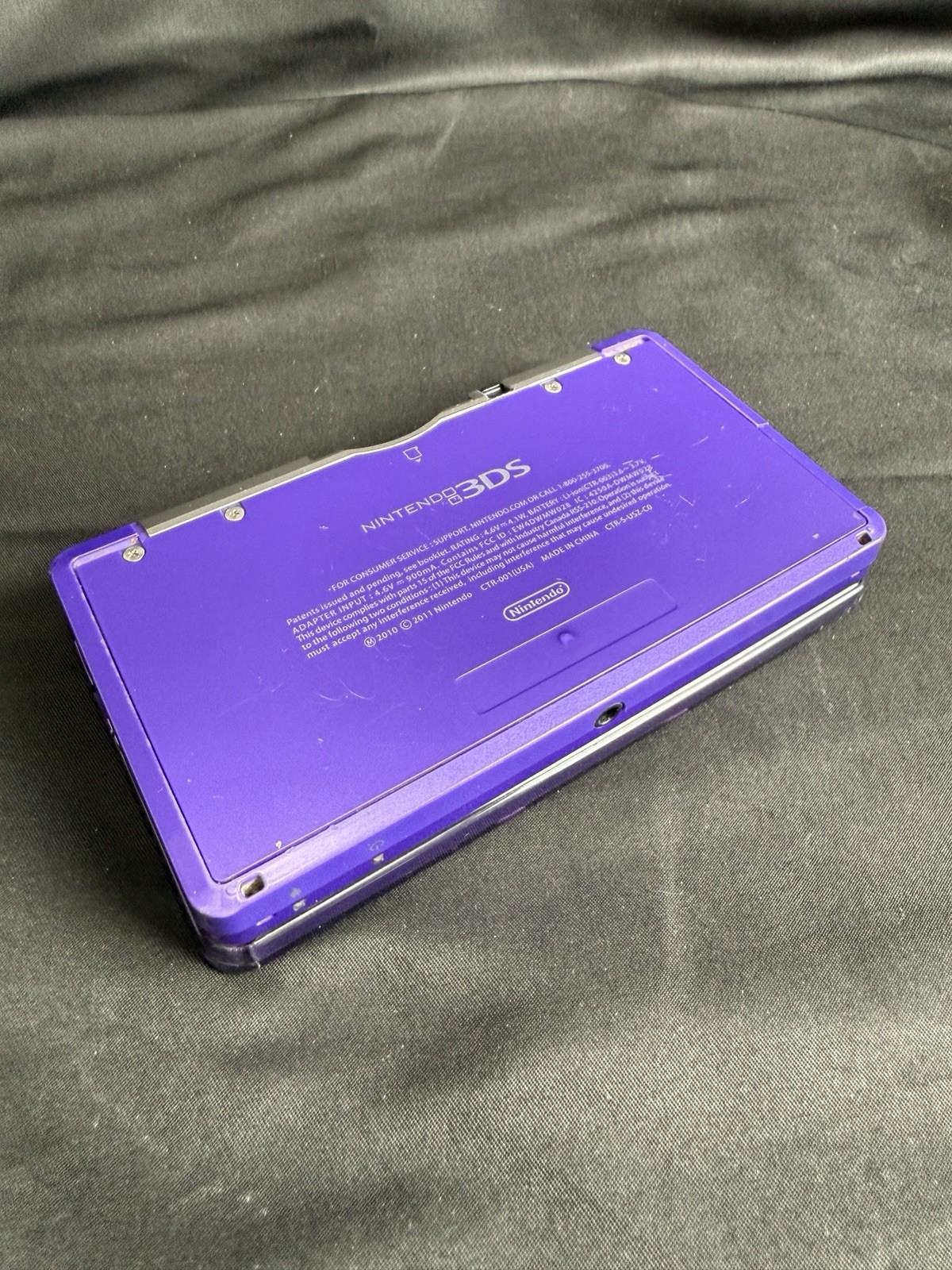 US VERSION Nintendo 3DS Handheld Console Midnight Purple System CTR-001