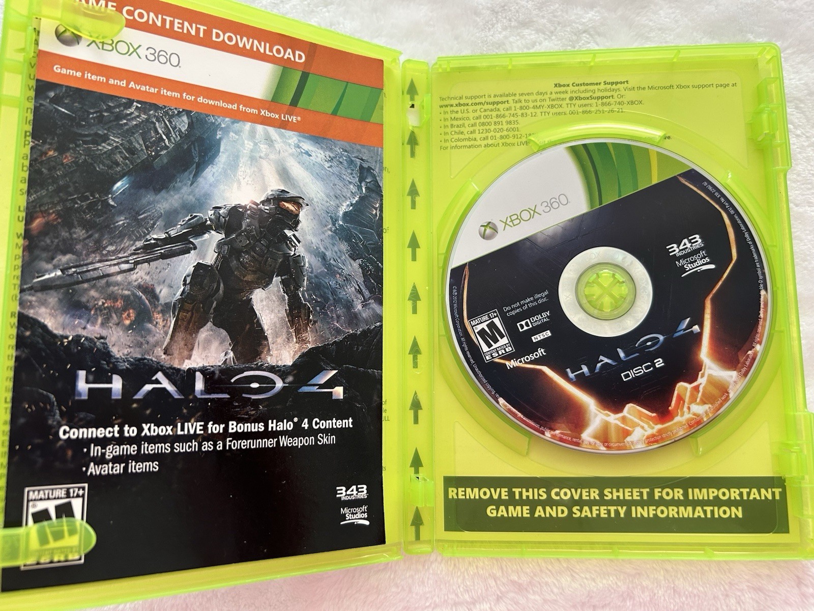 343 Industries Halo 4 Xbox XBOX 360 – Complete, Preowned
