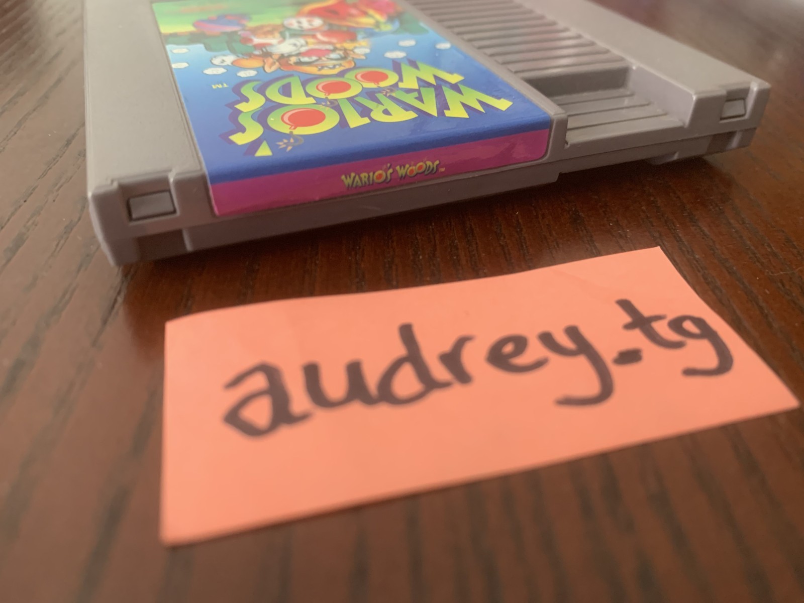 Wario’s Woods – Nintendo NES authentic cartridge