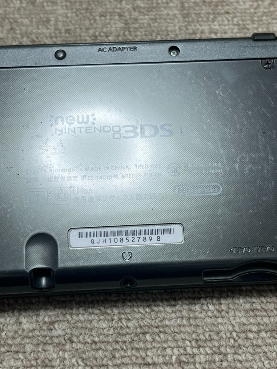 New 3DS LL XL Metalic black Japan Nintendo Console region Japanese B27