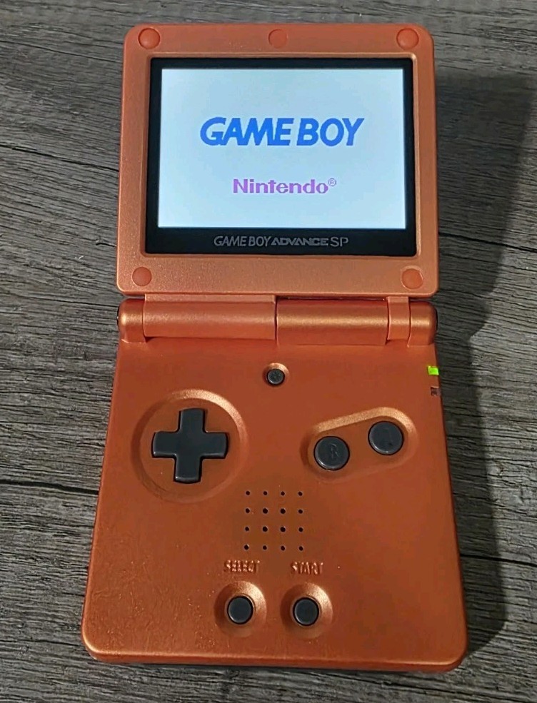 Nintendo Game Boy Advance SP IPS Screen Charizard Reshell Tested Working GBA SP